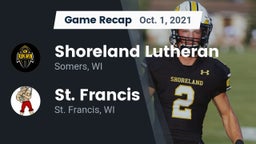 Recap: Shoreland Lutheran  vs. St. Francis  2021