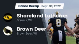 Recap: Shoreland Lutheran  vs. Brown Deer  2022