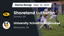 Recap: Shoreland Lutheran  vs. University School of Milwaukee 2023