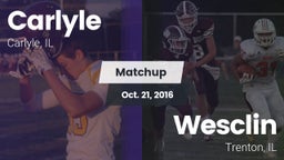 Matchup: Carlyle vs. Wesclin  2016