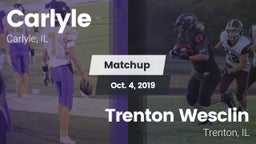 Matchup: Carlyle vs. Trenton Wesclin  2019