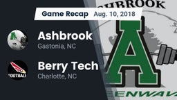 Recap: Ashbrook  vs. Berry Tech  2018