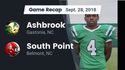 Recap: Ashbrook  vs. South Point  2018