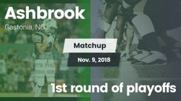 Matchup: Ashbrook vs. 1st round of playoffs 2018