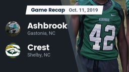 Recap: Ashbrook  vs. Crest  2019