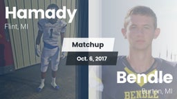 Matchup: Hamady vs. Bendle  2017