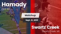 Matchup: Hamady vs. Swartz Creek  2018