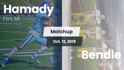 Matchup: Hamady vs. Bendle  2018