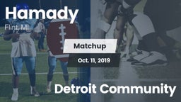 Matchup: Hamady vs. Detroit Community 2019
