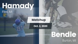 Matchup: Hamady vs. Bendle  2020