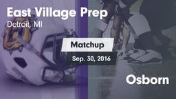 Matchup: East Village vs. Osborn 2016