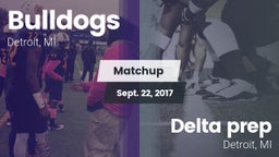 Matchup: Bulldogs vs. Delta prep  2017