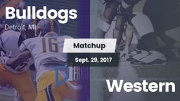 Matchup: Bulldogs vs. Western 2017