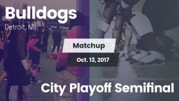 Matchup: Bulldogs vs. City Playoff Semifinal 2017