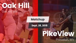 Matchup: Oak Hill vs. PikeView  2018
