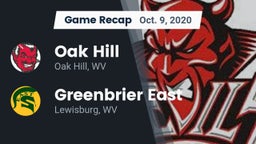 Recap: Oak Hill  vs. Greenbrier East  2020