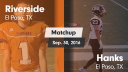 Matchup: Riverside vs. Hanks  2016