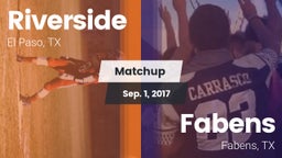 Matchup: Riverside vs. Fabens  2017