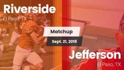 Matchup: Riverside vs. Jefferson  2018