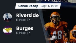 Recap: Riverside  vs. Burges  2019