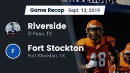 Recap: Riverside  vs. Fort Stockton  2019
