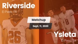 Matchup: Riverside vs. Ysleta  2020