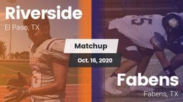 Matchup: Riverside vs. Fabens  2020
