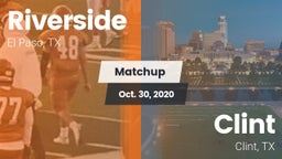 Matchup: Riverside vs. Clint  2020