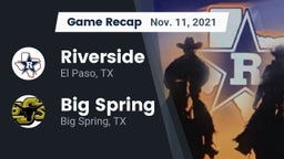 Recap: Riverside  vs. Big Spring  2021