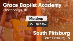 Matchup: Grace Baptist Academ vs. South Pittsburg  2016