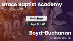 Matchup: Grace Baptist Academ vs. Boyd-Buchanan  2018