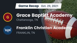 Recap: Grace Baptist Academy  vs. Franklin Christian Academy 2021
