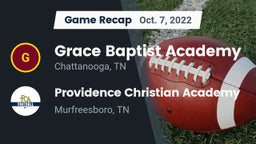 Recap: Grace Baptist Academy  vs. Providence Christian Academy  2022