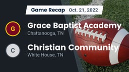 Recap: Grace Baptist Academy  vs. Christian Community  2022