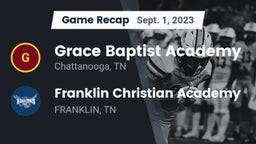 Recap: Grace Baptist Academy  vs. Franklin Christian Academy 2023