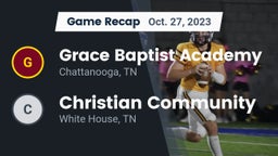 Recap: Grace Baptist Academy  vs. Christian Community  2023