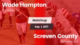Matchup: Hampton vs. Screven County  2017