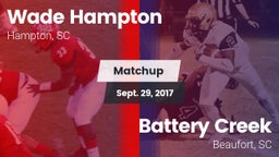 Matchup: Hampton vs. Battery Creek  2017
