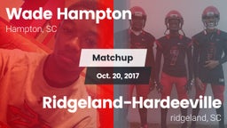 Matchup: Hampton vs. Ridgeland-Hardeeville 2017