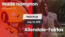 Matchup: Hampton vs. Allendale-Fairfax  2018