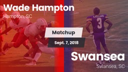Matchup: Hampton vs. Swansea  2018