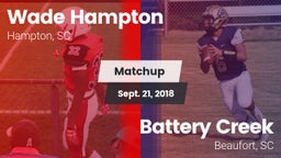 Matchup: Hampton vs. Battery Creek  2018