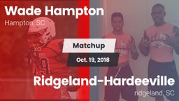 Matchup: Hampton vs. Ridgeland-Hardeeville 2018