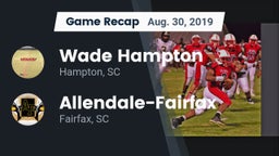 Recap: Wade Hampton  vs. Allendale-Fairfax  2019
