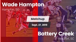 Matchup: Hampton vs. Battery Creek  2019