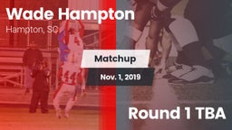 Matchup: Hampton vs. Round 1 TBA 2019