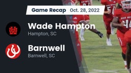 Recap: Wade Hampton  vs. Barnwell  2022