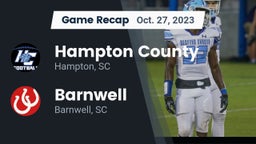 Recap: Hampton County   vs. Barnwell  2023