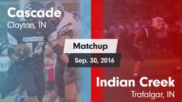 Matchup: Cascade vs. Indian Creek  2016