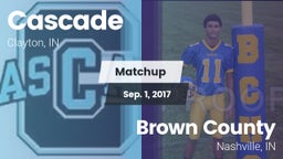 Matchup: Cascade vs. Brown County  2017